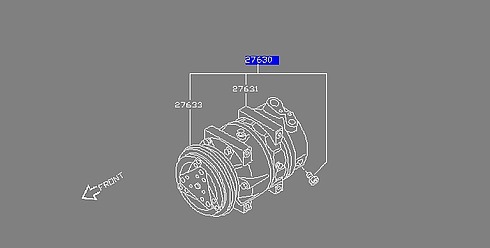 Что такое компрессор кондиционера nissan cefiro