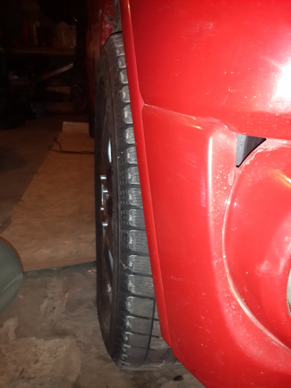 фото вылета передних колес + измерения высоты — Suzuki Kei, 0,7 л, 2003 ...