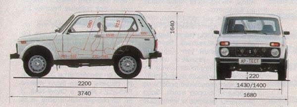 Нива 2131 чертежи