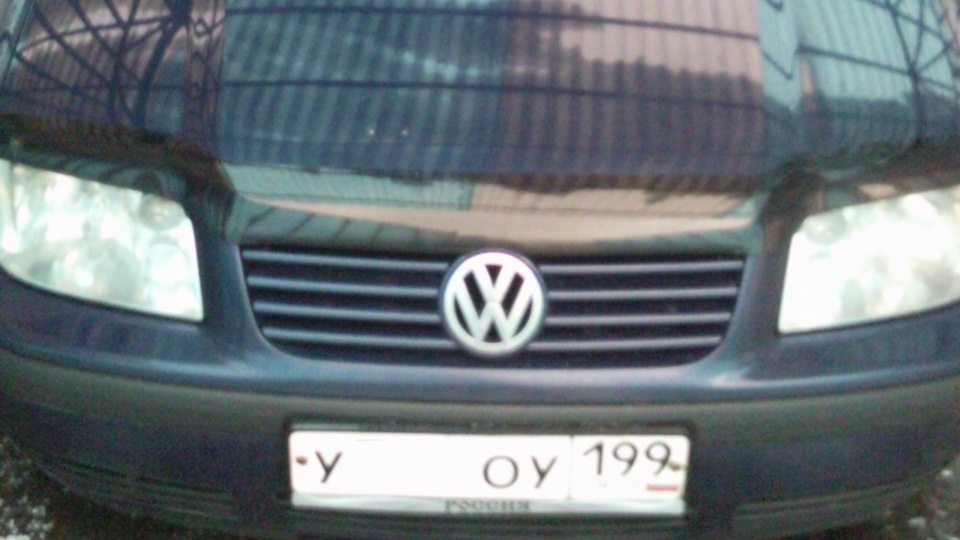 помутнело пластиковое стекло фар — Volkswagen Bora (1G), 1,9 л, 2001 ...