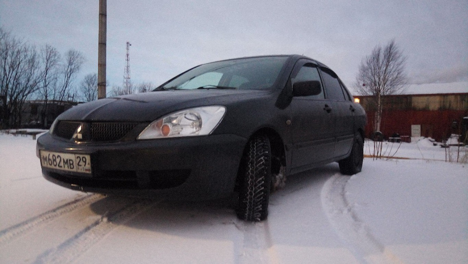 Первый нормальный БЖ, купил резину. — Mitsubishi Lancer IX, 1,6 л, 2005 ...