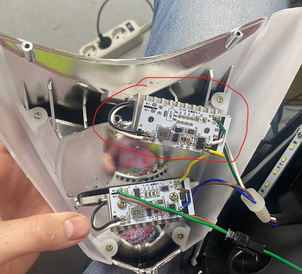 Установка линзы в штатную фару Motoland XR250 (2021г) — DRIVE2