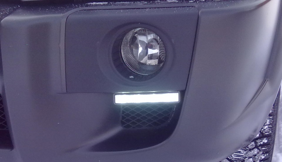 Дневные ходовые огни. . . — Hyundai Tucson (JM), 2 л, 2008 года ...