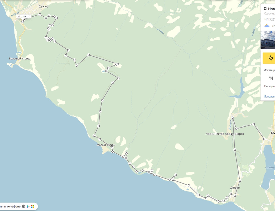 Пляж дюрсо карта