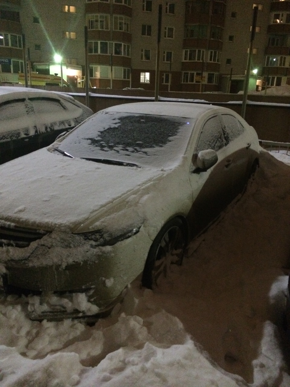 Операция снеговик))) — Honda Accord (8G), 2,4 л, 2010 года | просто так ...
