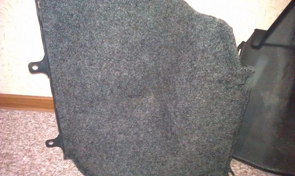 Обтяжка карпетом багажника — Hyundai Accent (2G), 1,5 л, 2007 года ...