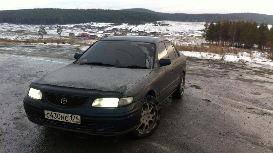 задние стойки на mazda capella 2000 задние стойки на mazda capella 2000