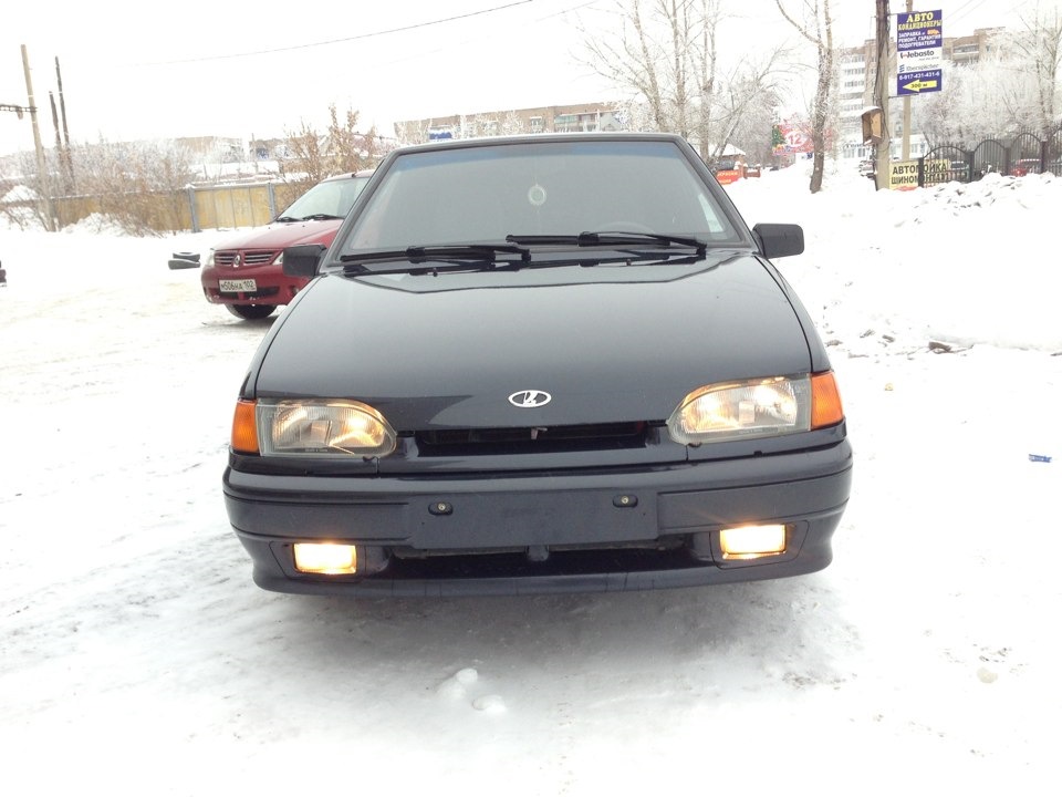 Зима, болотные штампы, мойка — Lada 2114, 1,6 л, 2007 года | просто так ...
