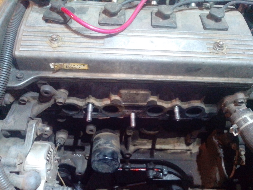 Если сорвана резьба под коллектор — Toyota Carina E, 1,6 л, 1994 года ...