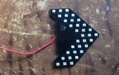 Бегущий LED повторители поворотника — Lada Приора седан, 1,6 л, 2014 ...