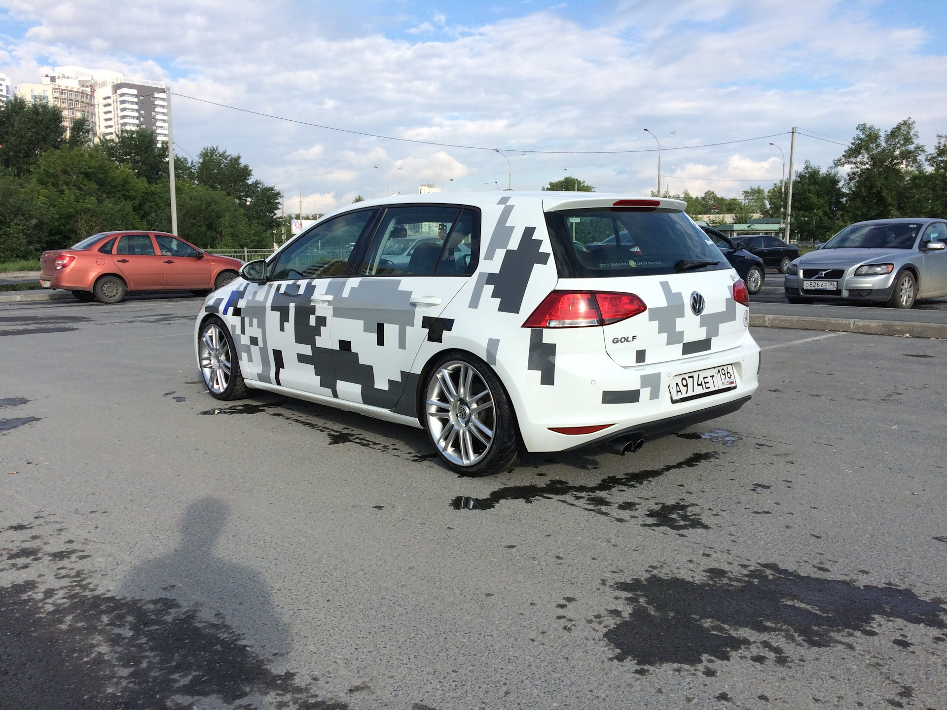 VW Golf mk7 камуфляж