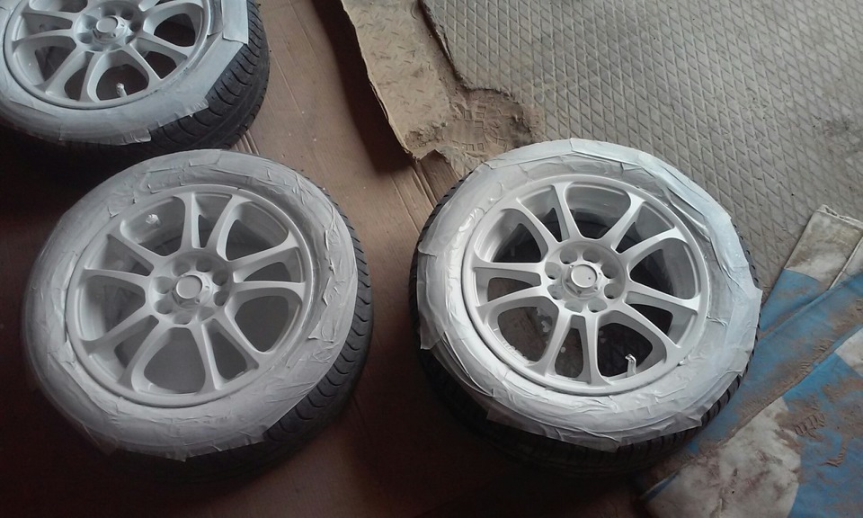 Покраска тапок — Lada 112 Coupe, 1,6 л, 2008 года | колёсные диски | DRIVE2