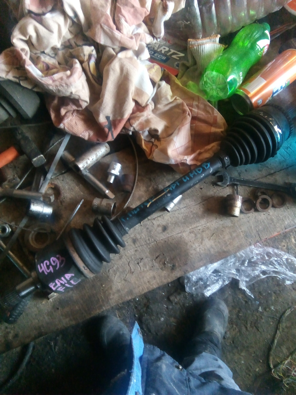 Пришёл привод, вибрация не ушла — Mitsubishi Galant (8G), 2 л, 2002 ...