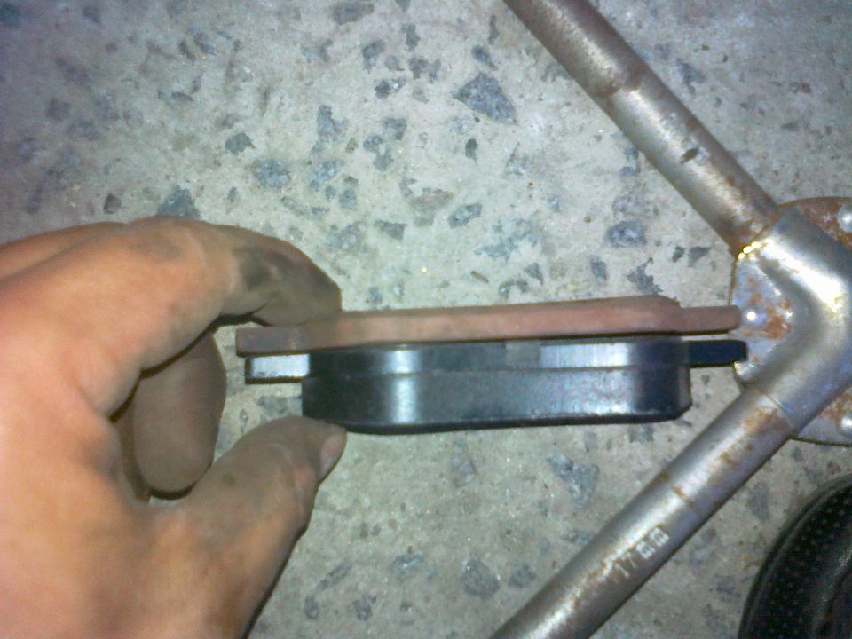 Треснул тормозной диск — FIAT Doblo (1G), 1,6 л, 2006 года | расходники ...