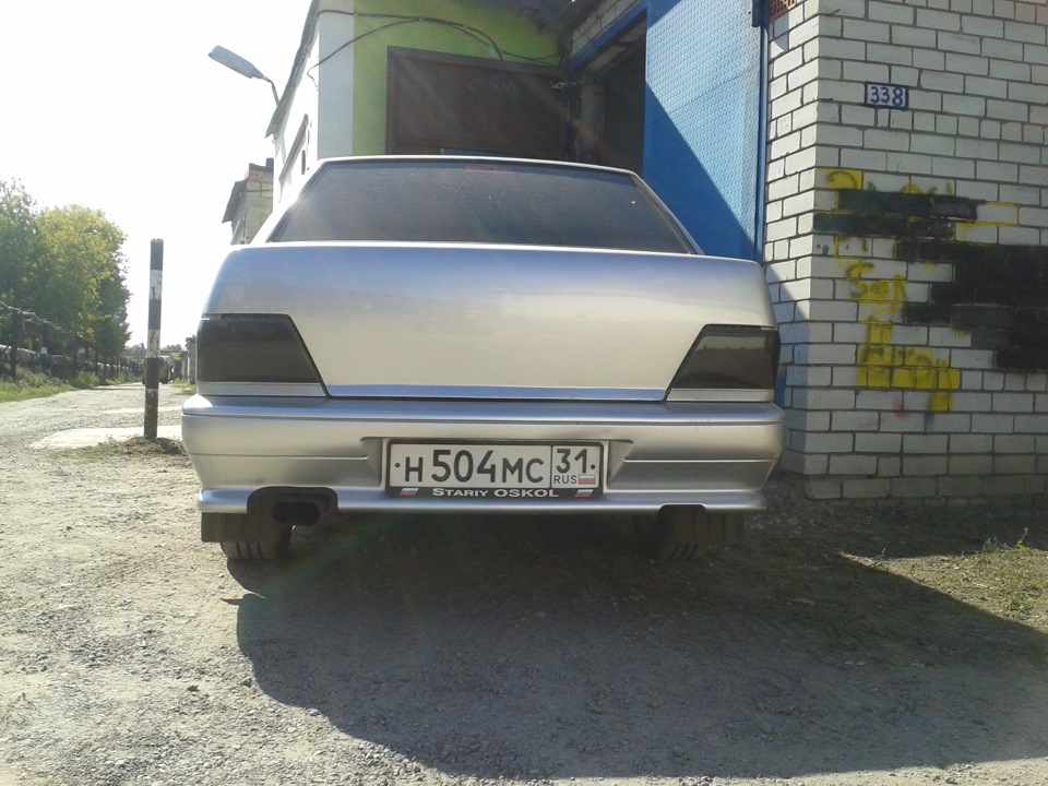 Резинка для глушителя и снова регулировка клапанов — Lada 2115, 1,5 л ...