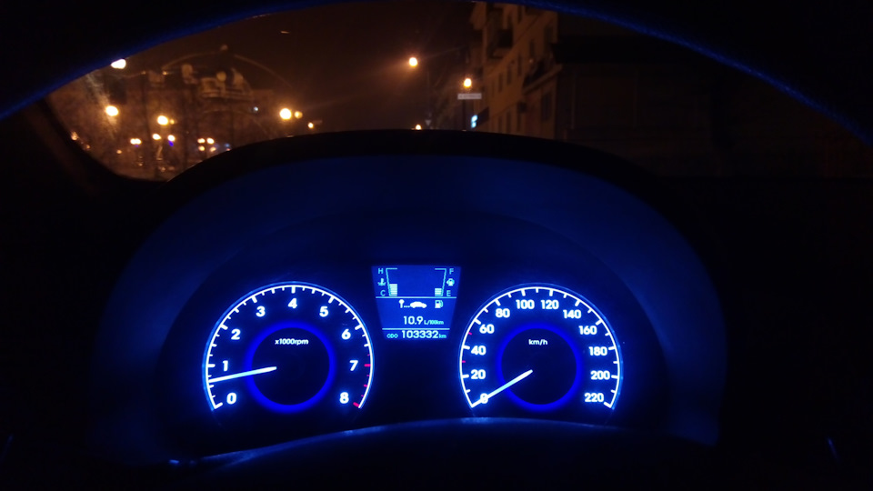 Расход топлива — Hyundai Solaris, 1,6 л, 2011 года | заправка | DRIVE2