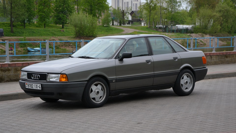 Тормоза "Колдун на вилы" — Audi 80 (B3), 1,8 л, 1987 года | своими ...