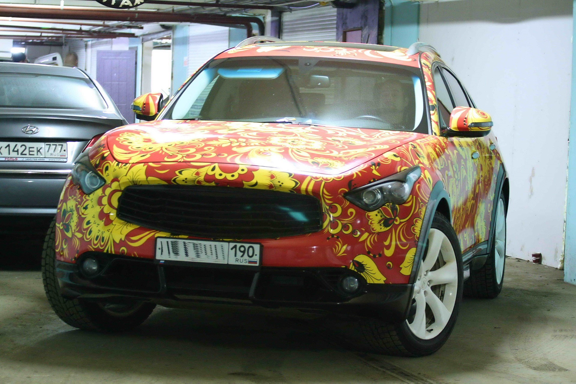 BMW x5 Хохлома 007