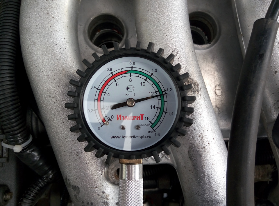 Замер компрессии в цилиндрах и давление масла. — Lada 21120, 1,5 л ...