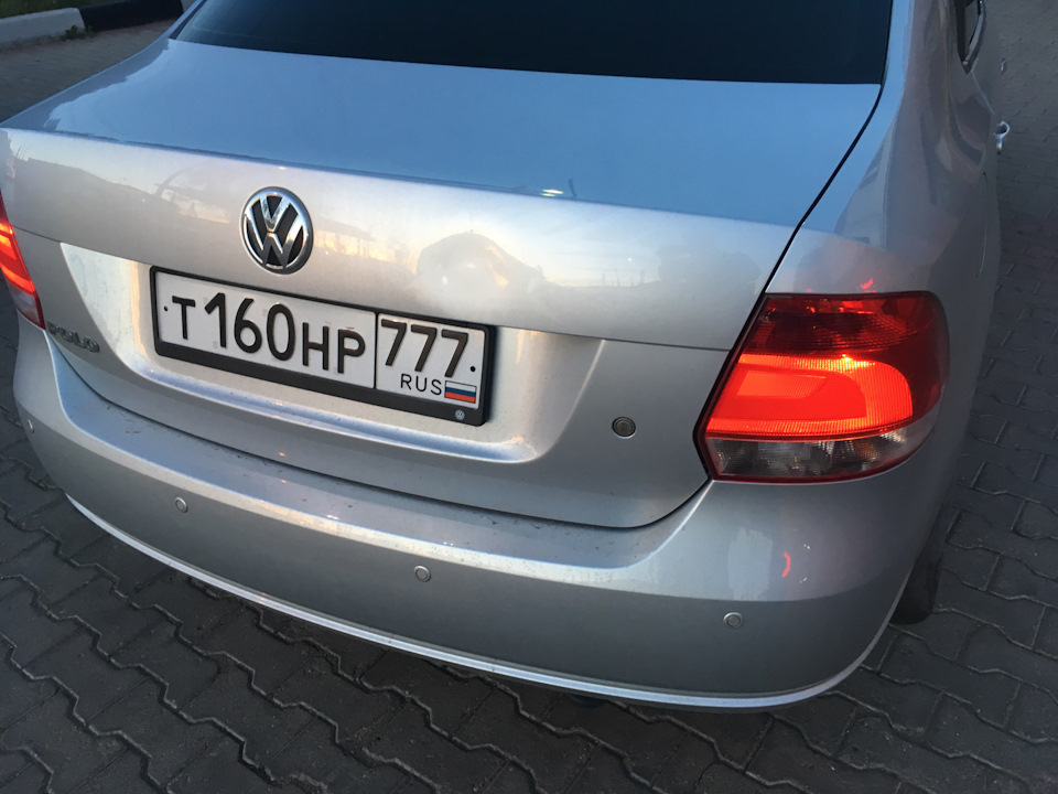 спойлер vw polo седан