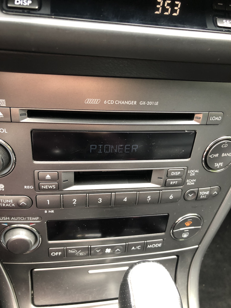 Pioneer s510bt в корпус штатной магнитолы Legacy — Subaru Legacy (BL/BP), 3  л, 2004 года | автозвук | DRIVE2