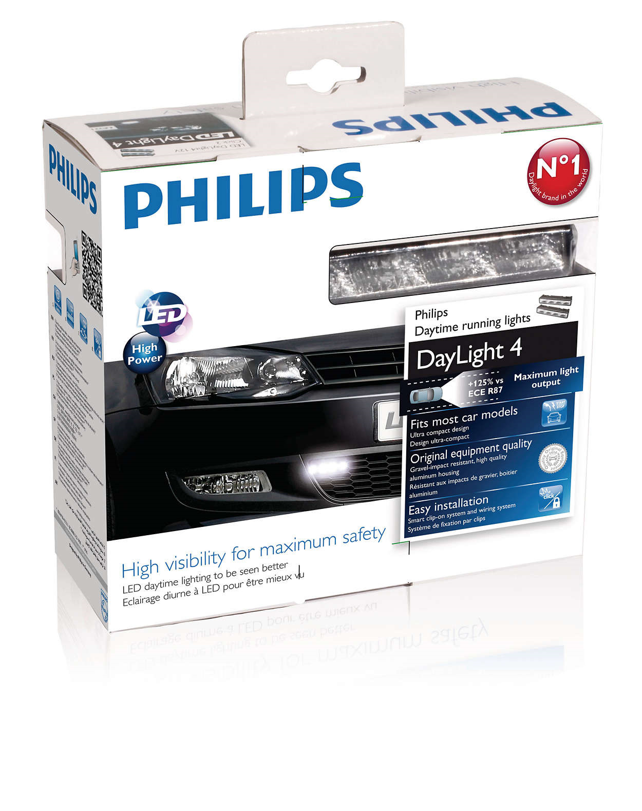 Дневные ходовые огни Philips DayLight 4 — ИЖ 2126, 1,6 л, 2001 года |  электроника | DRIVE2