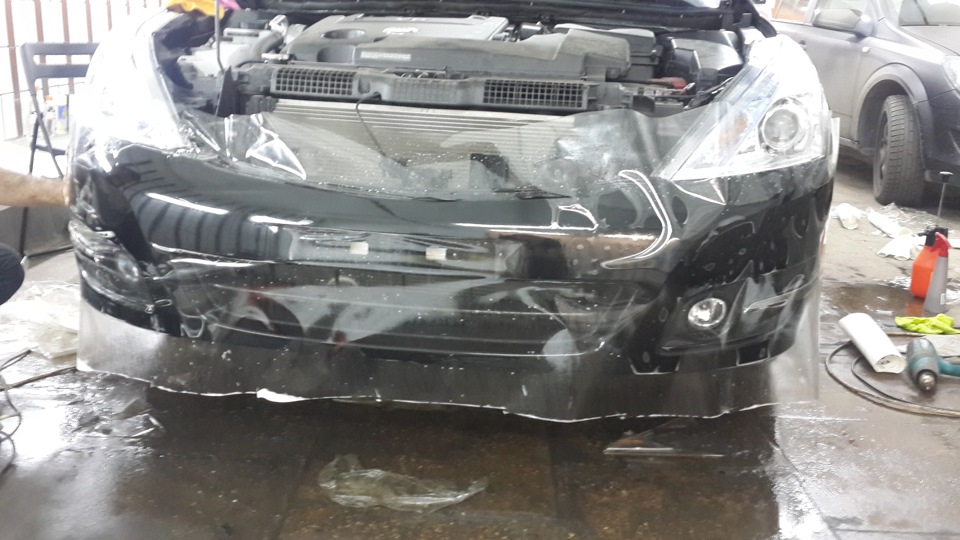 Обтянули Броне-пленкой… — Nissan Teana (J32), 2,5 л, 2013 года ...