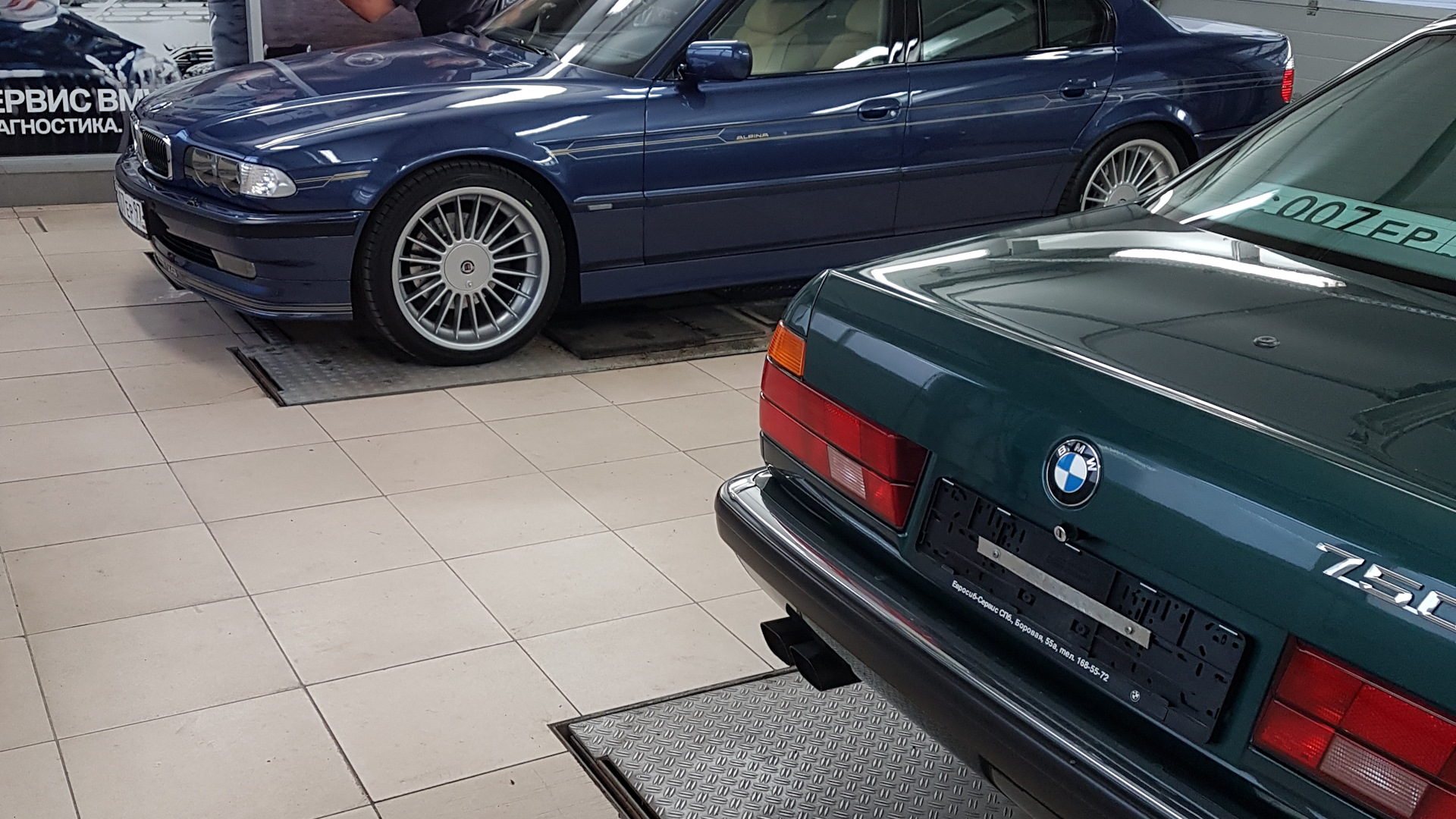 BMW 7 series (E32) 5.0 бензиновый 1992 | Iceland Green на DRIVE2