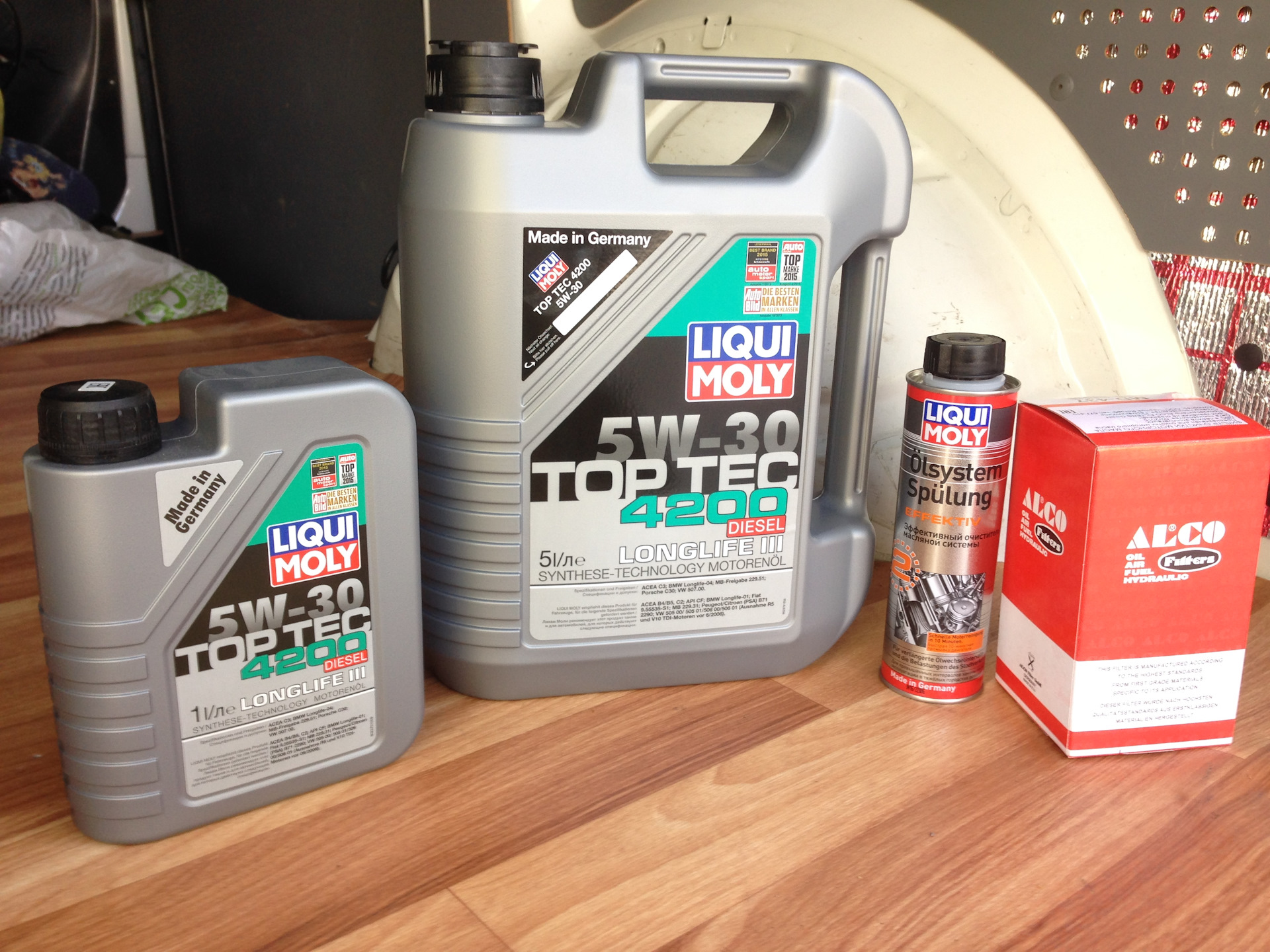 Переход на Ликви Молли+промывка Л&М — Volkswagen Transporter T5, 1,9 л ...