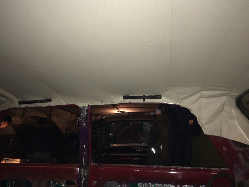 натяжка потолка — Lada 2106, 1,6 л, 2000 года | своими руками | DRIVE2