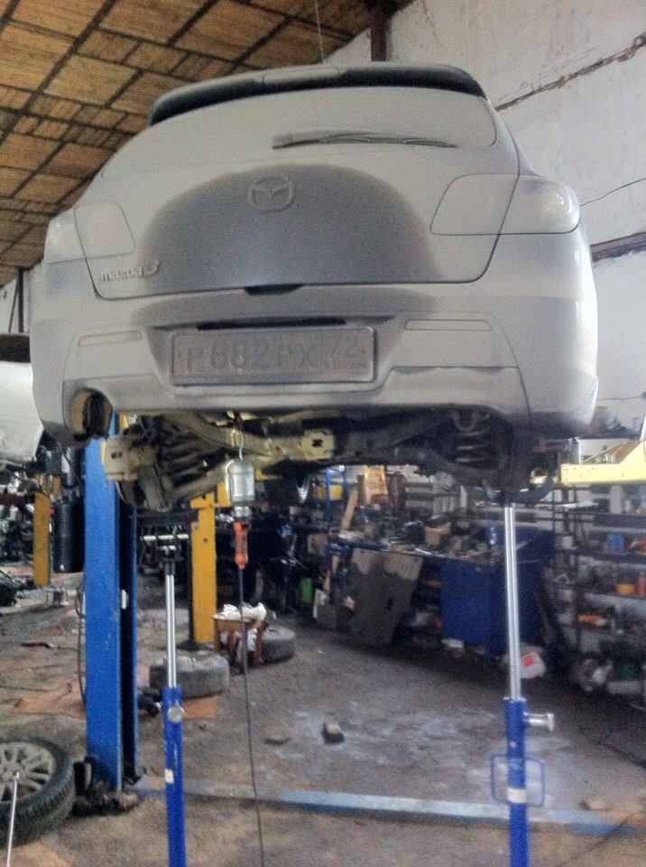 ЧИП+ПАУК+Выхлоп МПС — Mazda 3 (1G) BK, 2 л, 2007 года | тюнинг | DRIVE2