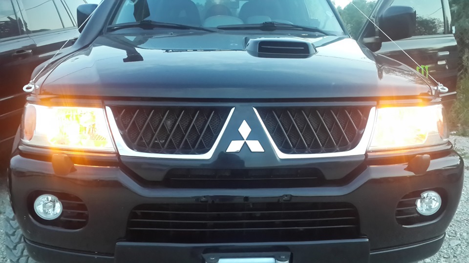 Габариты и подсветка приборов. — Mitsubishi Pajero Sport (1G), 2,5 л ...