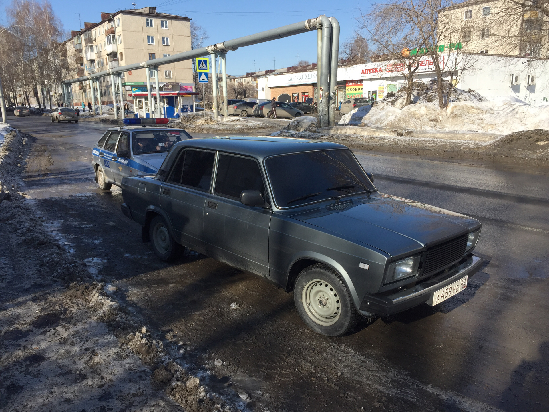 ваз 2107 в тонере