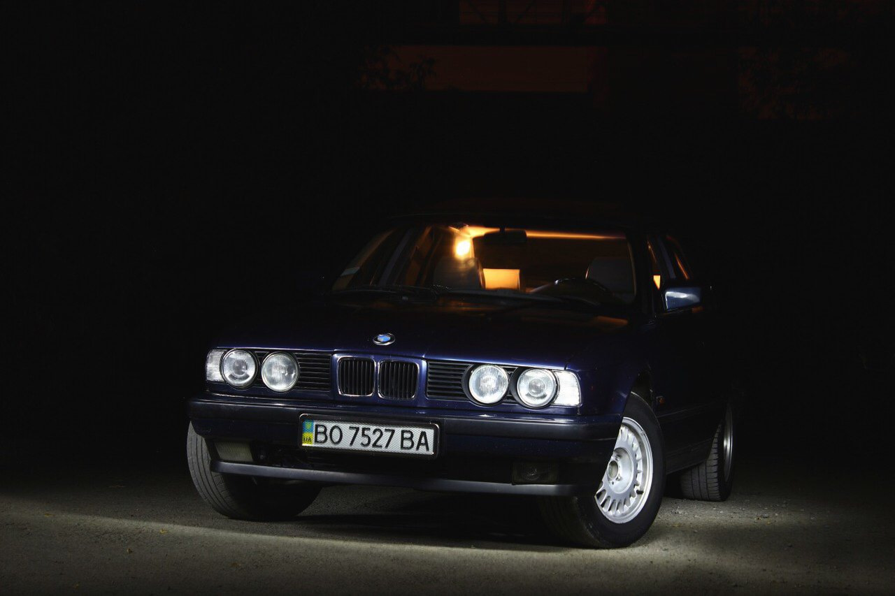 Фары хелла блек — BMW 5 series (E34), 2 л, 1988 года | стайлинг | DRIVE2