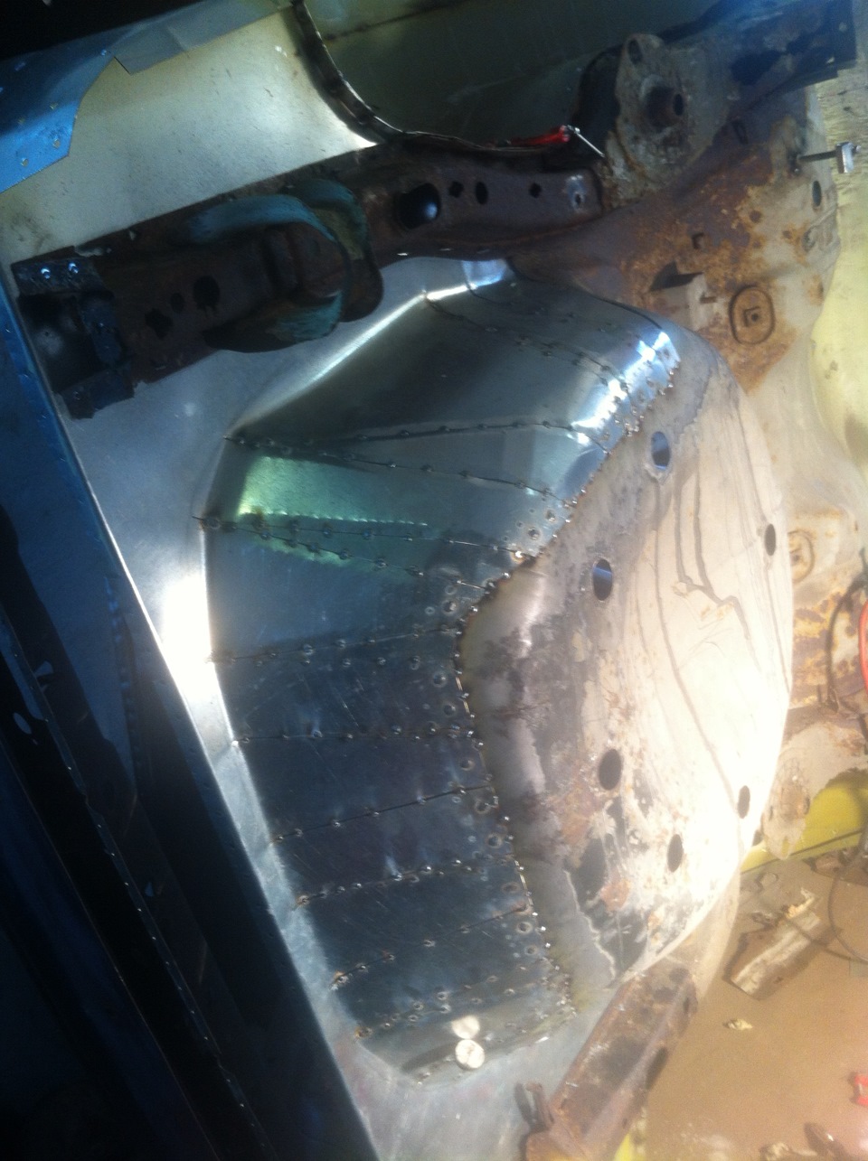 19. Recovery Ниша под запаску (фотоотчёт) — Opel Ascona C, 2 л, 1988 ...