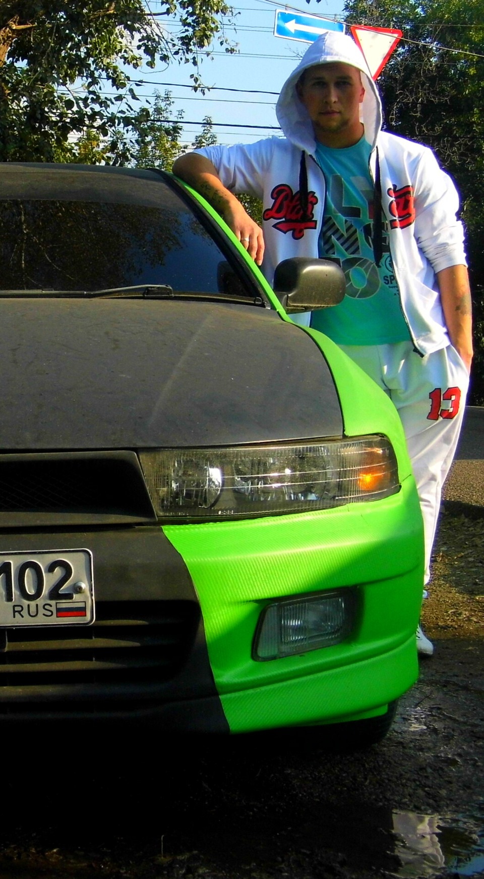 Тонировка в круг — Mitsubishi Galant (8G), 1,8 л, 1997 года ...