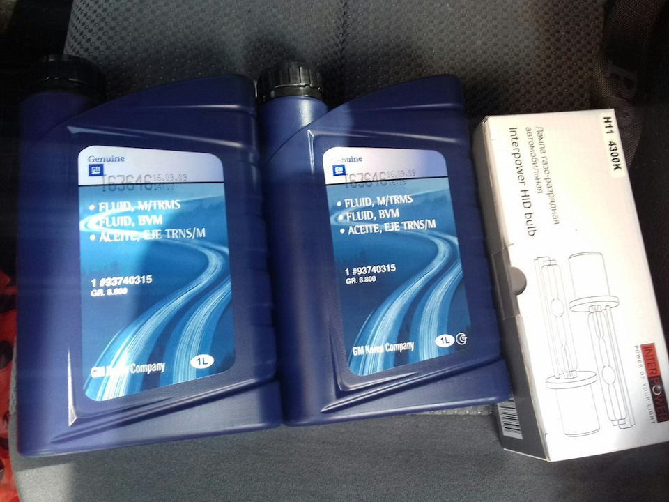 Прикупил масло и лампочки ксенона в противотуманные фары — Chevrolet ...