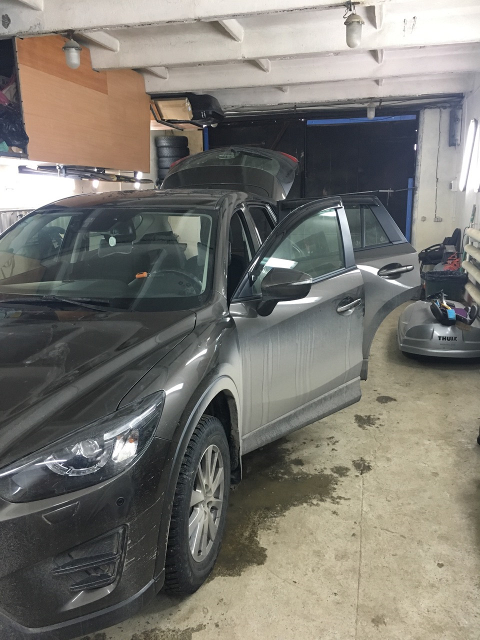 Вторая установка камеры оригинал на Мазда сх5 оригинал, с динамическими ...