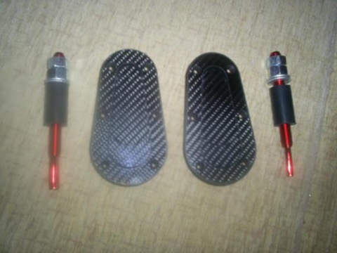 Carbon Aerodynamic locks D1 Generation - Toyota Caldina 20L 1995