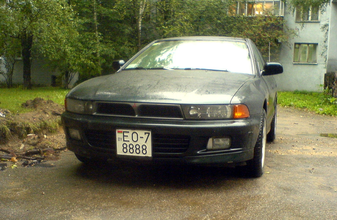 Japan style номера — Mitsubishi Galant (8G), 2,5 л, 1997 года | тюнинг |  DRIVE2