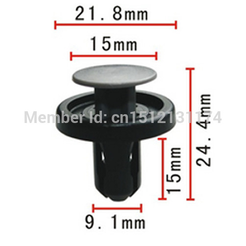 Toyota 90467-09227 Клипса крепежная — Toyota RAV4 (III). Запчасти на фото: 9046709227