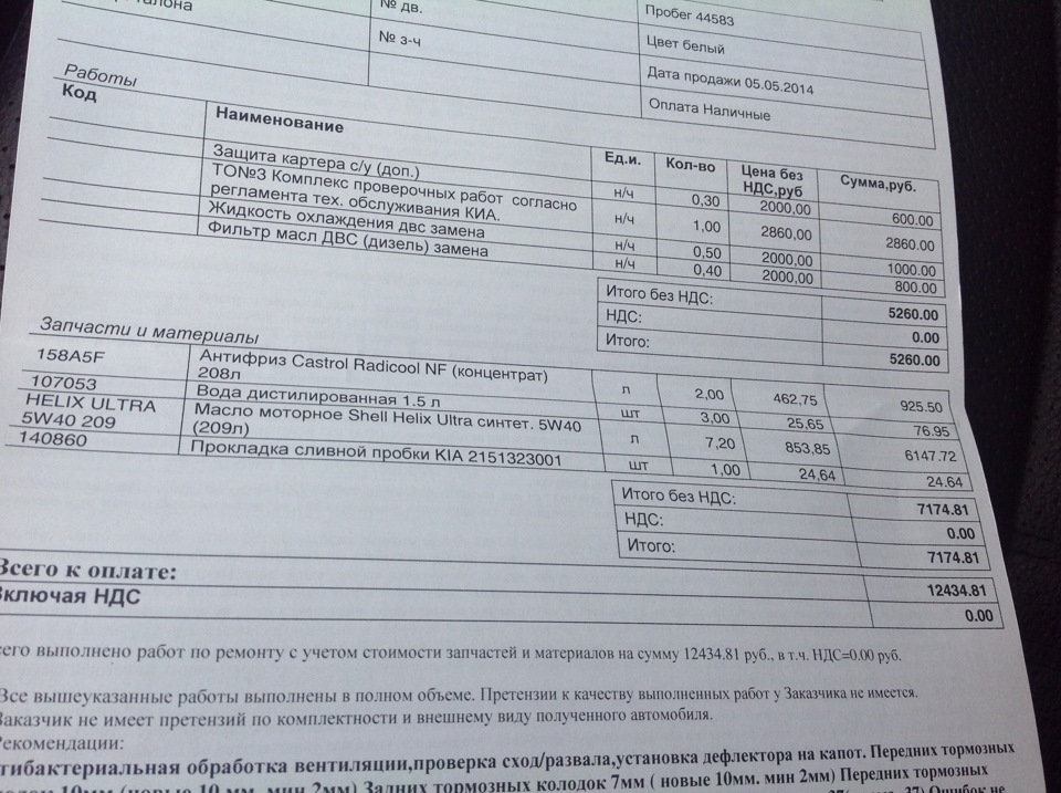 Фото в бортжурнале KIA Sorento (2G). Запчасти на фото: 158A5F, 2151323001