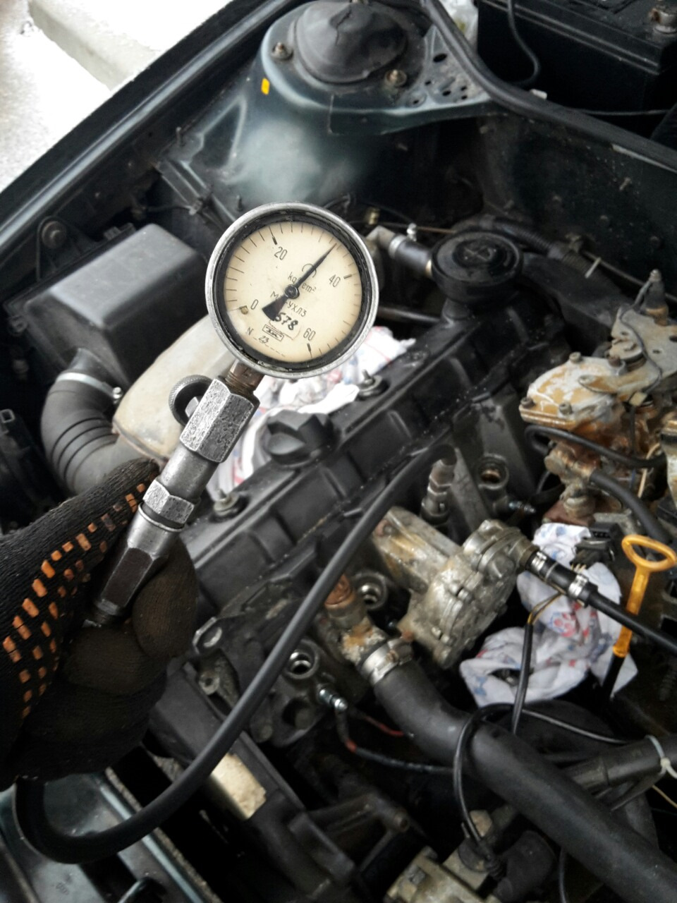 Замер компрессии мотора 2.4D — Audi 100 (C4), 2,4 л, 1994 года | своими ...