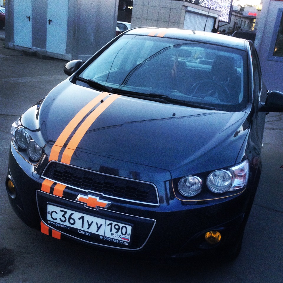 Полосы, опять полосы :) — Chevrolet Aveo Sedan (2G), 1,6 л, 2012 года |  фотография | DRIVE2