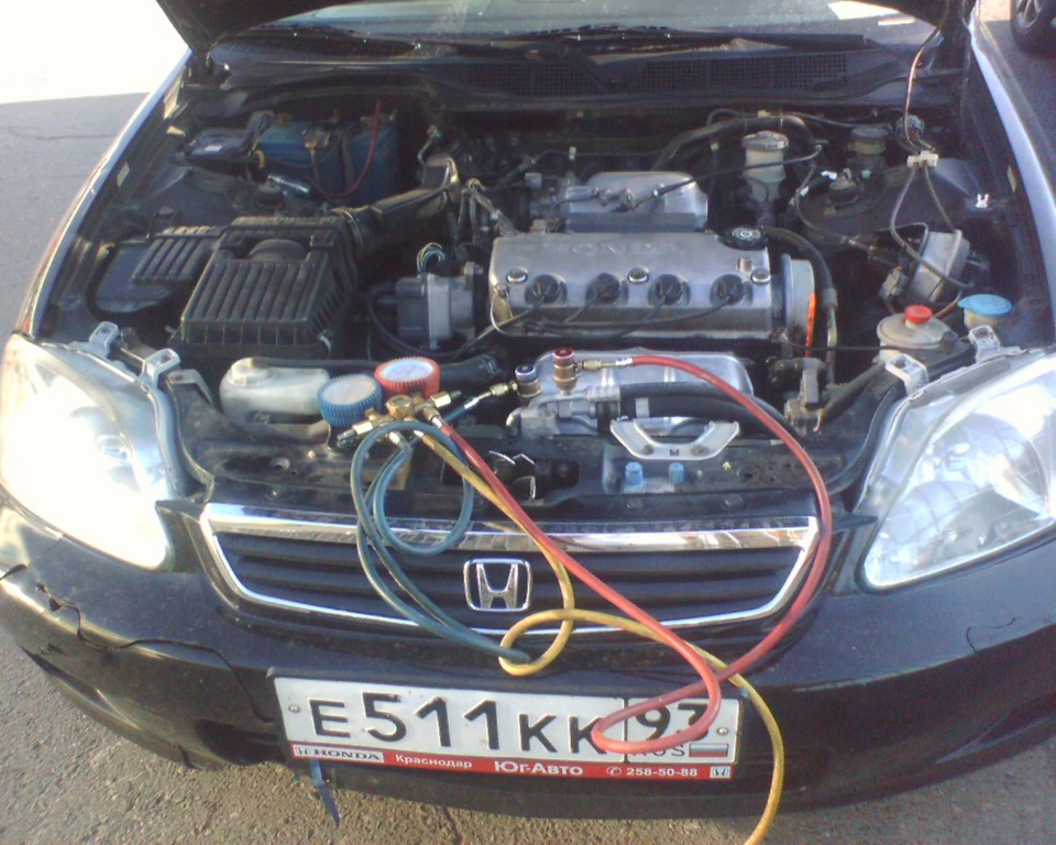 Заправил фрион — Honda Civic Coupe (6G), 1,6 л., 2000 года | заправка ...