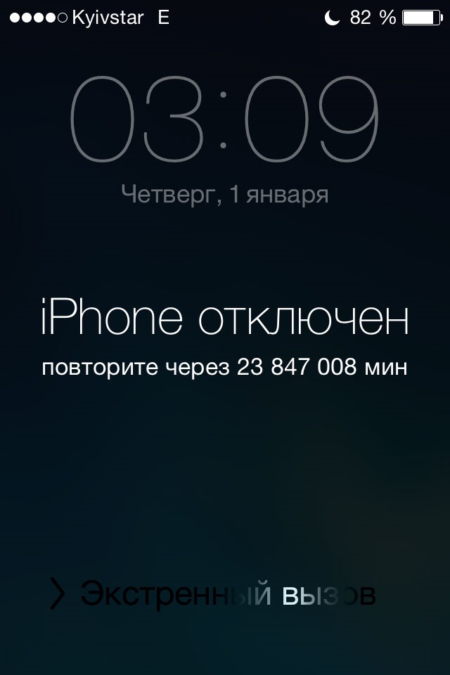 Iphone заблокирован фото