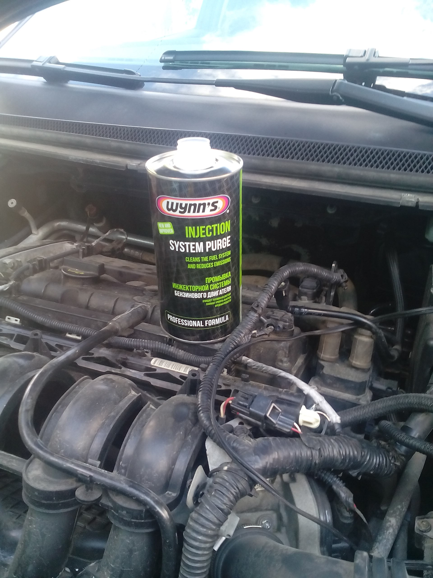 Промывка инжектора Винсом) — Ford Focus II Sedan, 1,6 л, 2007 года ...