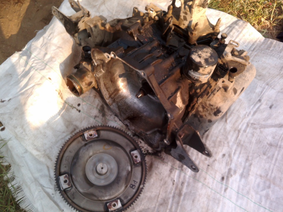 АКПП и бублик! Кстати шлицы все в ох…ном состоянии — Mitsubishi Galant (8G)