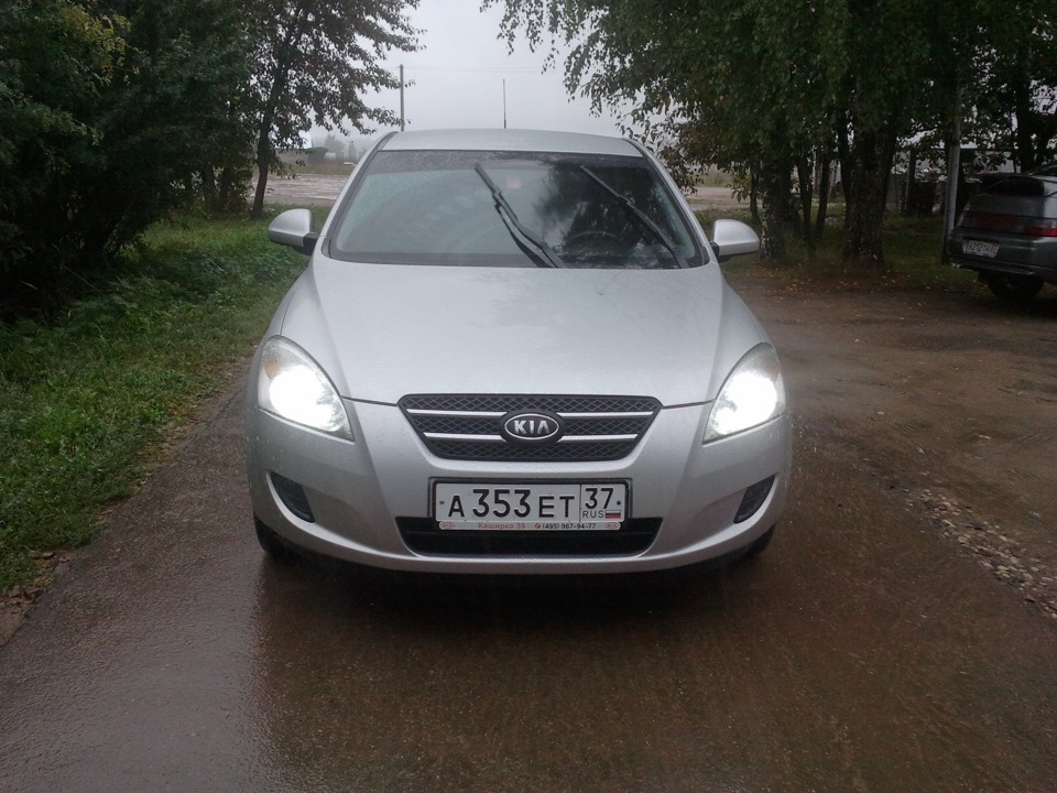 Ксенон 5000к — KIA Ceed (1G), 1,4 л, 2007 года | стайлинг | DRIVE2
