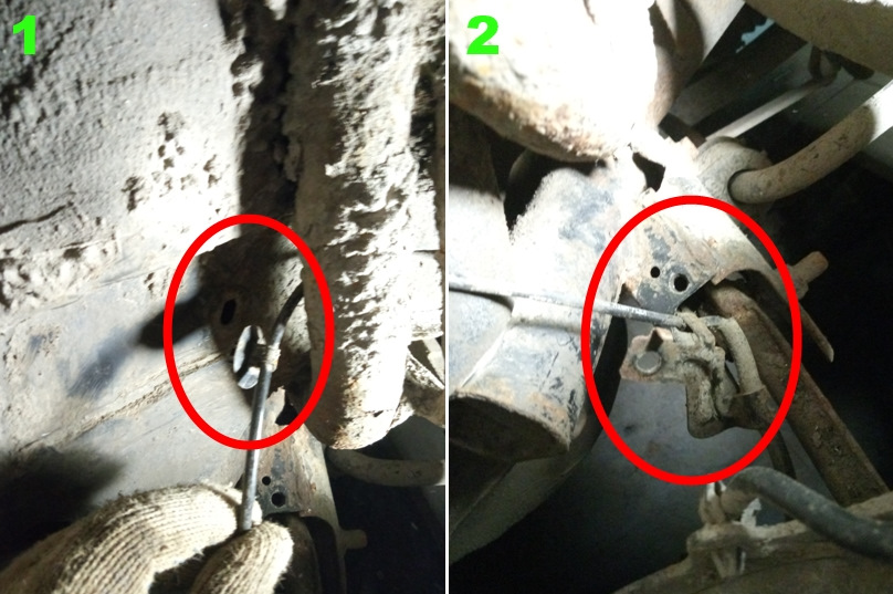 Замена заднего левого датчика ABS Mitsubishi Lancer Sportback ...